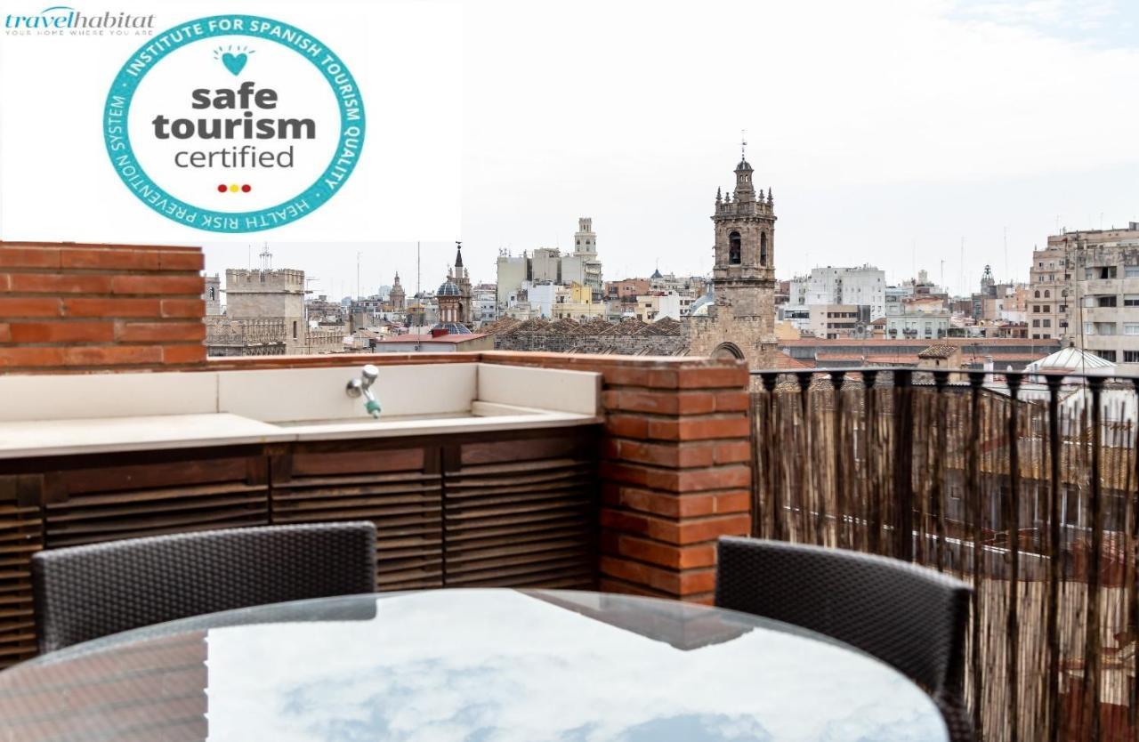 Travel Habitat Atico Ciutat Vella. Apartman Valencia Kültér fotó